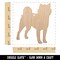 Shiba Inu Dog Solid Unfinished Craft Wood Holiday Christmas Tree DIY Pre-Drilled Ornament
